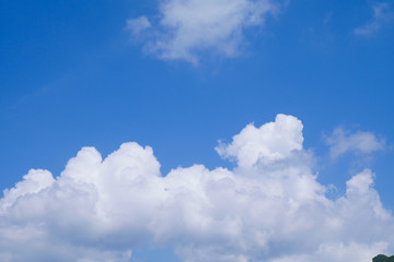 Naklejka na ściany i meble Beautiful Blue Sky with cloud