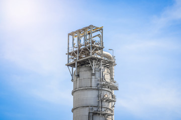 Industrial zone,The equipment of oil refining,Close-up of industrial pipelines of an oil-refinery plant,Detail of oil pipeline with valves in large oil refinery.