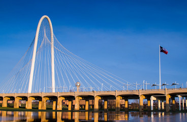 Margaret Hunt-Hill Bridge in Dallas, Texas