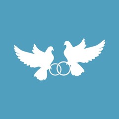 голуби и кольца