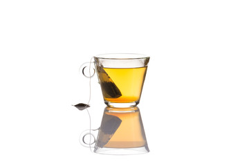 Green tea glass cup