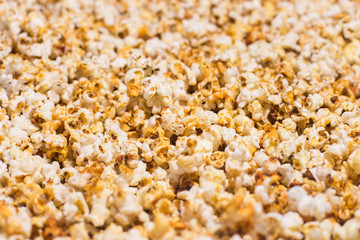 Background of popcorn