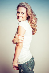 Fototapeta premium Pretty Blond Woman