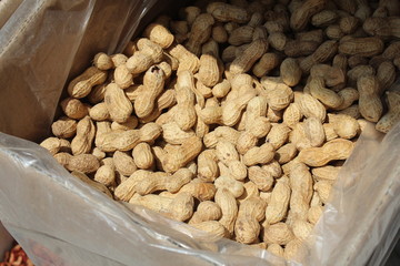 Peanuts for sale in a Market in Xining Qinghai China Asia