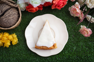 Homemade new york cheesecake