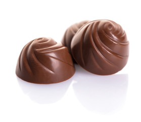 chocolate candies close-up