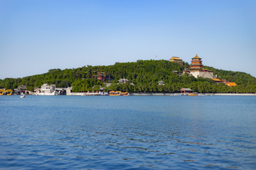 Fototapeta na wymiar Summer Palace and Kunming lake 2