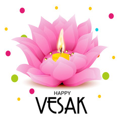 Happy Vesak Day Banner