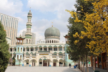 Fototapeta na wymiar Muslim Mosque in Western China Asia