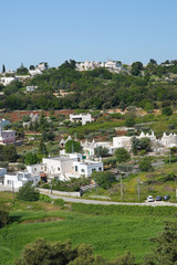 Fototapeta na wymiar Panoramic view of Locorotondo. Puglia. Italy. 