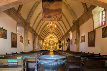 Inside the Basilica of Mission San Carlos Borromeo Del Rio Carmelo (Commonly Known As Carmel Mission)