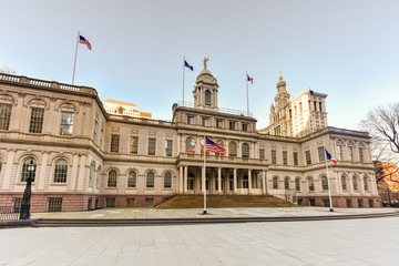 Fototapeta na wymiar New York City Hall