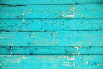 Light Blue Wooden Background With Copy Space