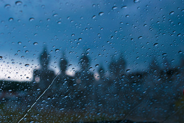 Rainfall abstract background.