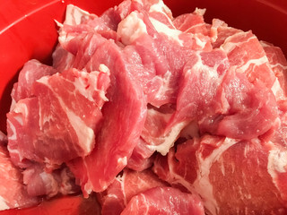 Marinate the meat for cooking