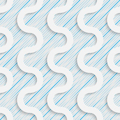 Seamless Wrapping Pattern. Abstract Tracery Background