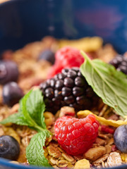 Müsli mit Beeren