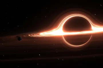 Schwarzes Loch-System. Elemente dieses Bildes, bereitgestellt von der NASA © PatinyaS.