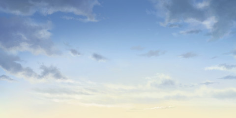 イラスト　空