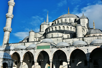 Sultan Ahmed Mosque or Blue Mosque in Istanbul, Turkey