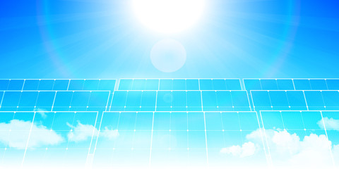 Obraz premium ソーラー 空 風景 背景 