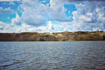 sea clouds landscape sky beach nature travel island summer