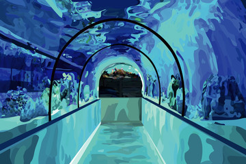Obraz na płótnie Canvas The oceanarium