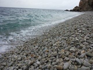Landscape of elba island 