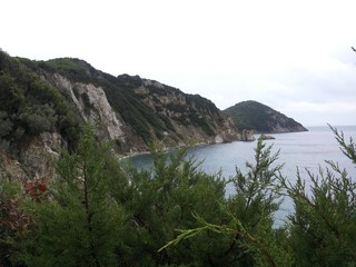 Landscape of elba island