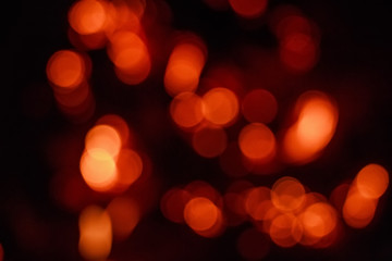 Abstract red holiday blurs