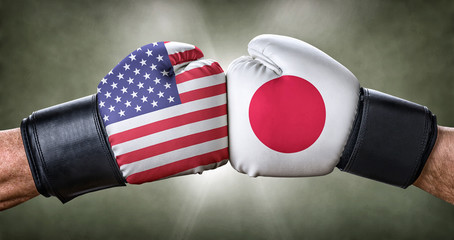 Boxkampf - USA gegen Japan