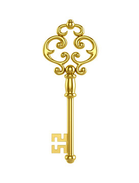 golden key logo png