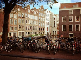 Fototapeta na wymiar Glimpse of Amsterdam
