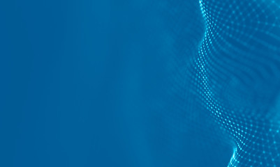 Abstract Geometrical Background ..Futuristic technology style. Neon Sign . HUD Element . Elegant . Big data visualization .