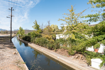Fototapeta premium Canal in Bonnievale