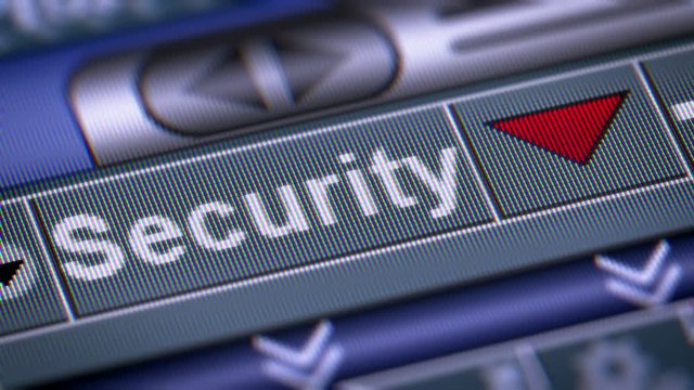 The Index of Security on The Screen. Down. Looping.