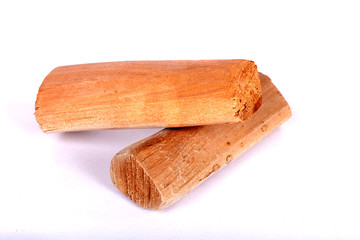 Chandan or sandalwood, sandalwood sticks, perfume, selective focus, powder