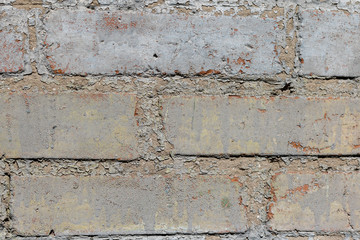 Кирпичная текстура с царапинами и трещинами