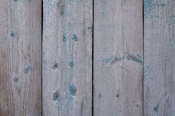 Gray with blue wooden texture. Wooden old background panel.