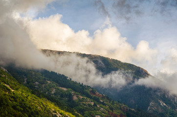 High rocky Mountain in Montenegro