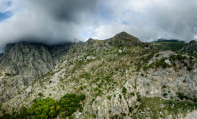 High rocky Mountain in Montenegro