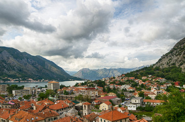 Naklejka na ściany i meble Kotor Stari Grad, Montenegro.