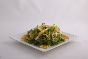 Salad with orange
