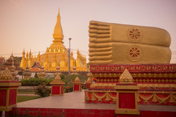 Obraz premium LAOS VIENTIANE PHA THAT LUANG