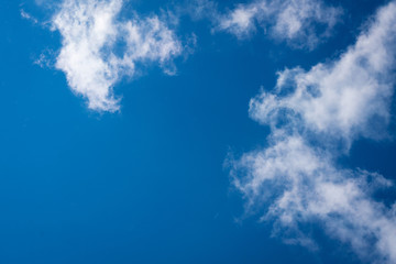 Obraz premium blue sky with white clouds