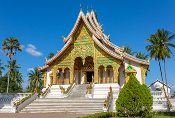 Haw Pha Bang temple in Luang Prabang, Laos
