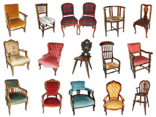 Collection of Vintage and Antique Chairs