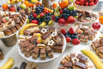 Dessert table for a party