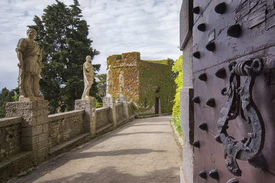 The entrance to the castle of Duino, Trieste, Italy