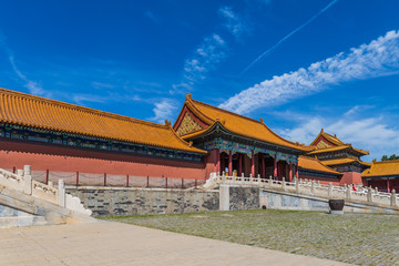 Fototapeta premium Gate of Supreme Harmony (Taihemen) Behide